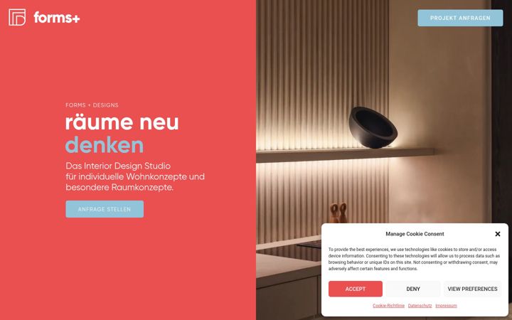 Screenshot of forms-designs.de