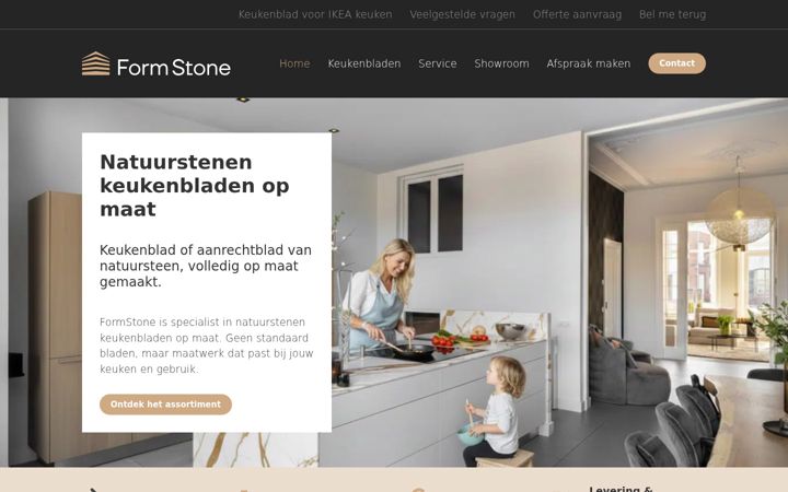 Screenshot of formstone.nl