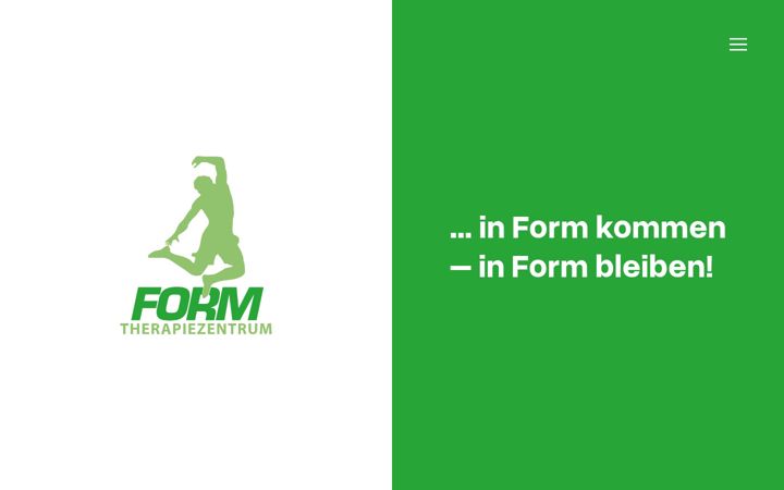 Screenshot of formtherapie.at