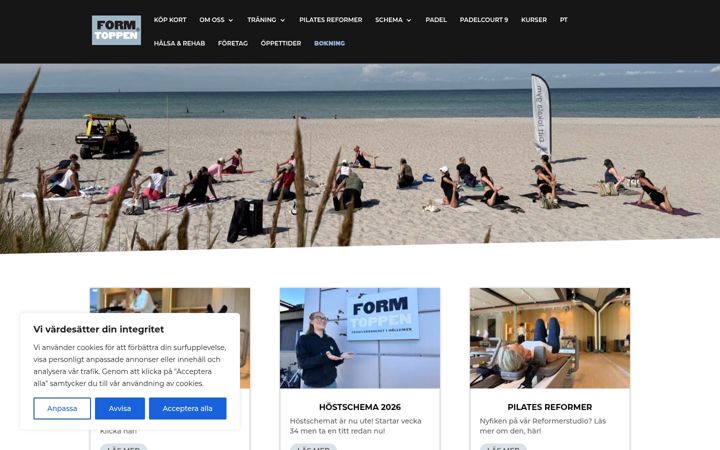Screenshot of formtoppen.nu