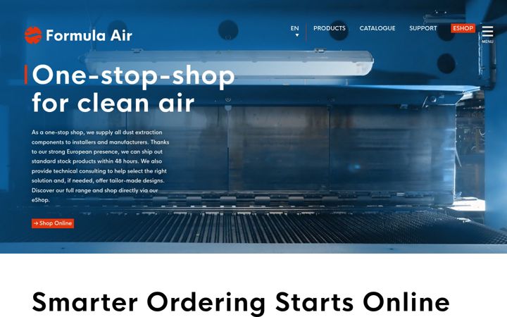 Snímek obrazovky formula-air.com