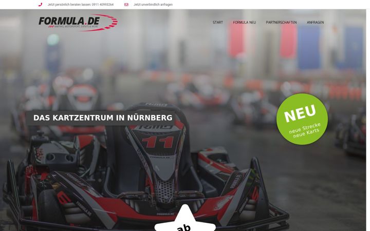 Screenshot of formula-partner.de