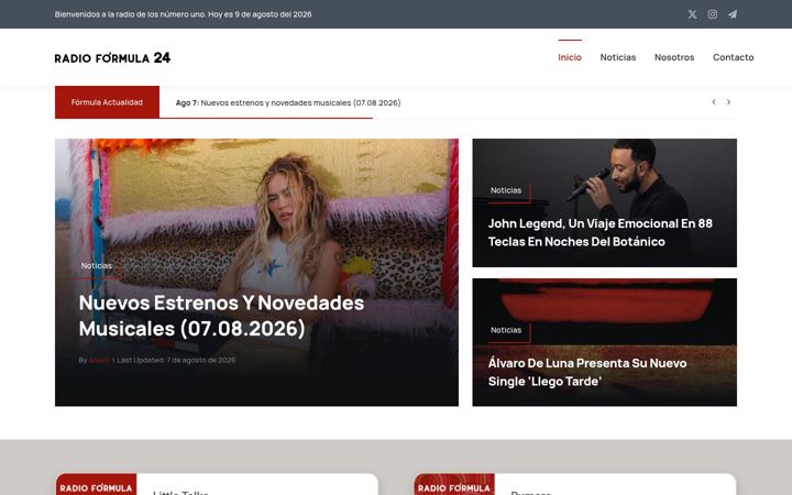 Screenshot of formula24.es