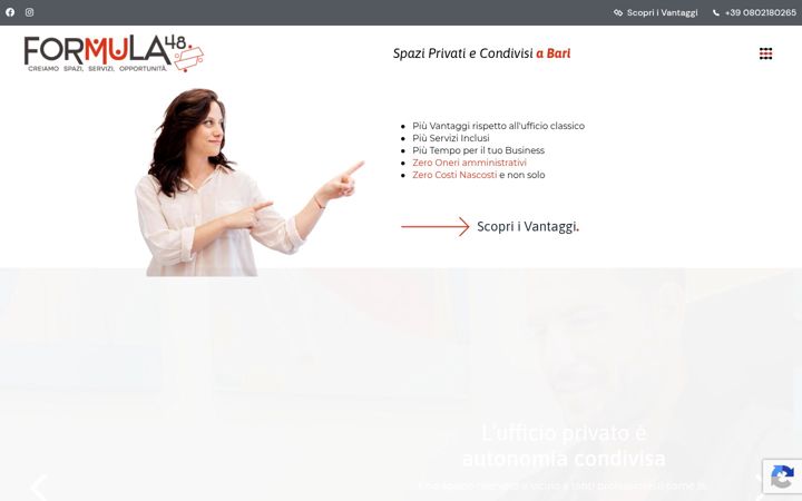 Screenshot of formula48.it