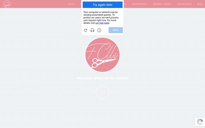 Screenshot of formulacapelli.es