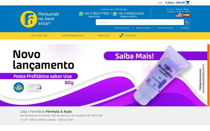 Екранна снимка на formulaeacao.com.br