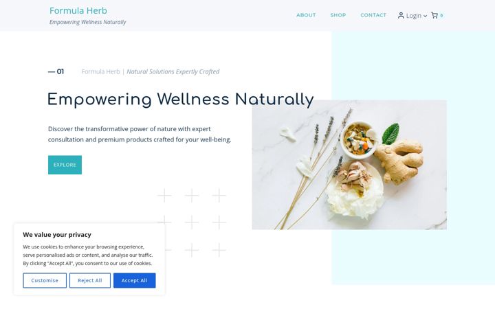 Screenshot of formulaherb.com