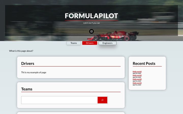 Screenshot of formulapilot.net