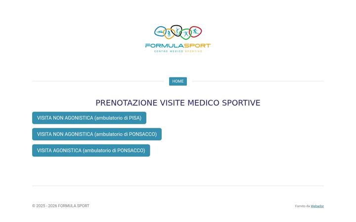 Screenshot of formulasport.it
