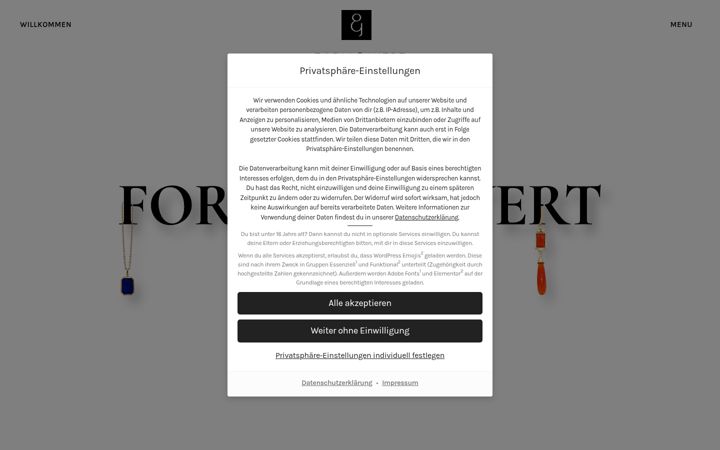 Captură de ecran a formundwert.de