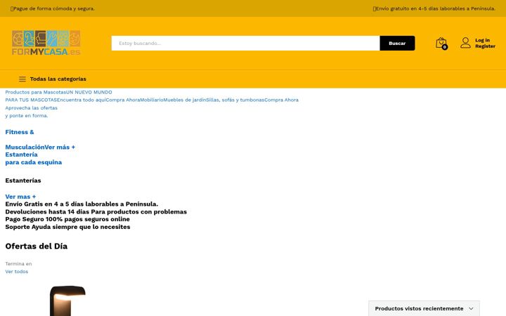 Screenshot of formycasa.es