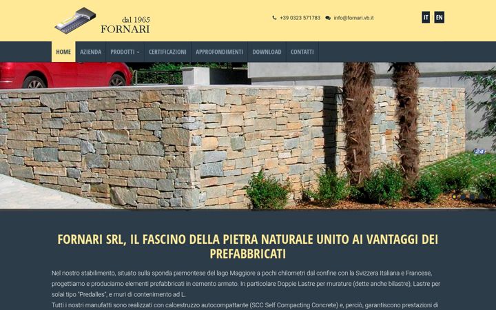 Screenshot of fornari.vb.it