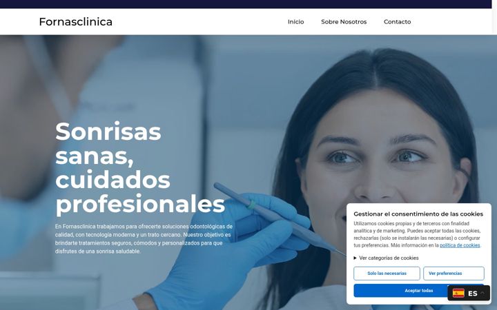 Screenshot of fornasclinica.com