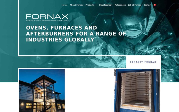 Screenshot of fornax.dk
