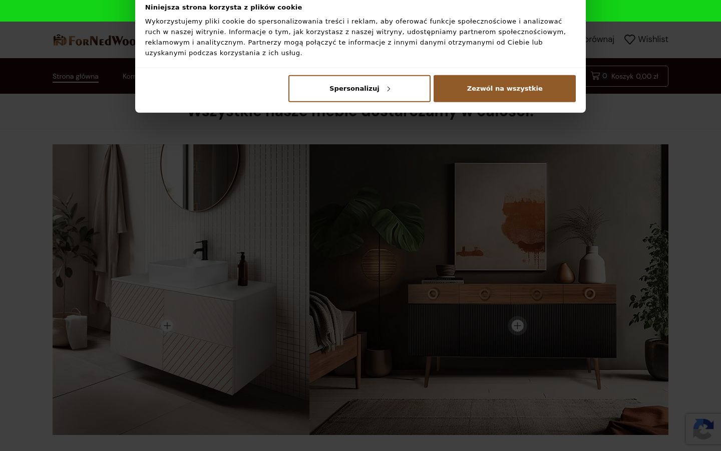 Capture d'écran de la bannière de consentement affichée avant toute interaction