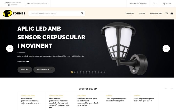 Screenshot of fornestienda.com