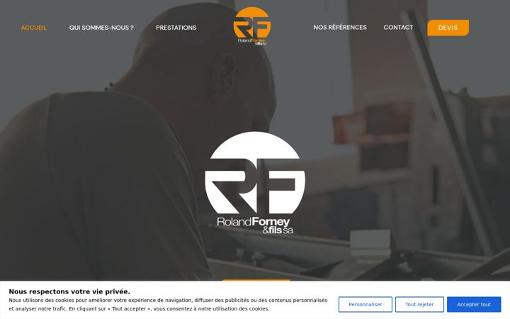 Screenshot of forneyferblanterie.ch