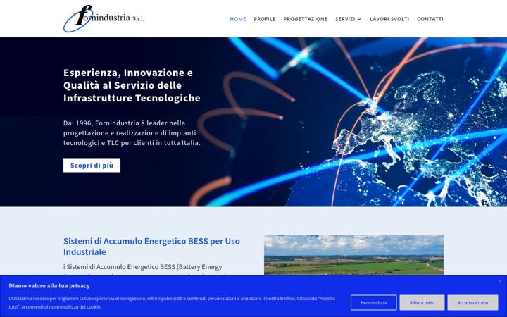 Screenshot of fornindustria.it