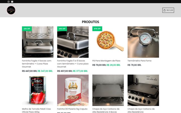 Screenshot of forninhovillamangiona.com.br