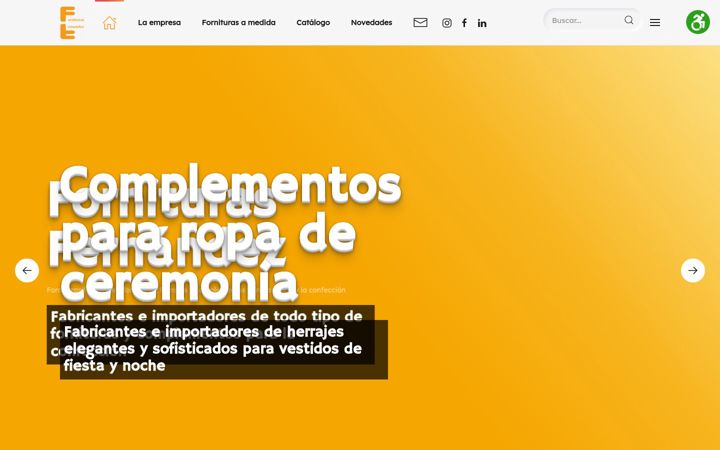 Screenshot of forniturasfernandez.com