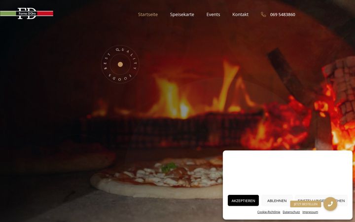 Captură de ecran a forno-doro.de