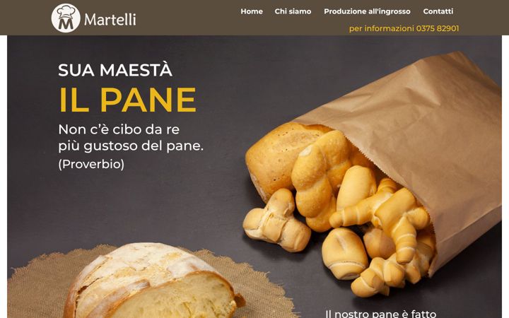 Screenshot of forno-martelli.it
