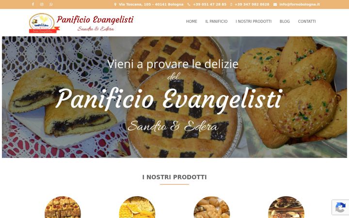 Screenshot of fornobologna.it