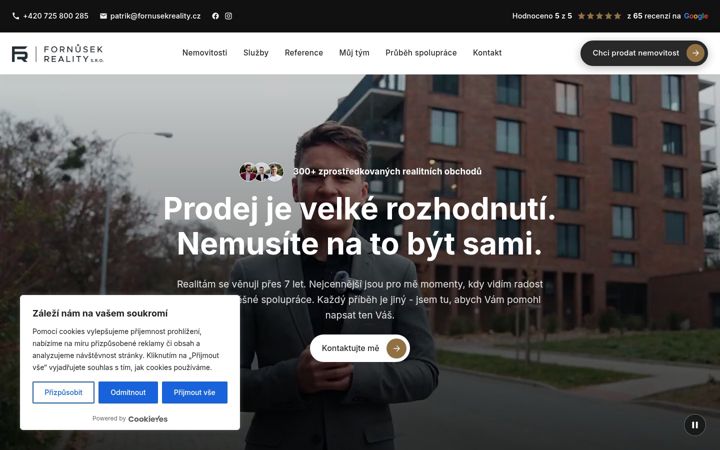 Screenshot of fornusekreality.cz