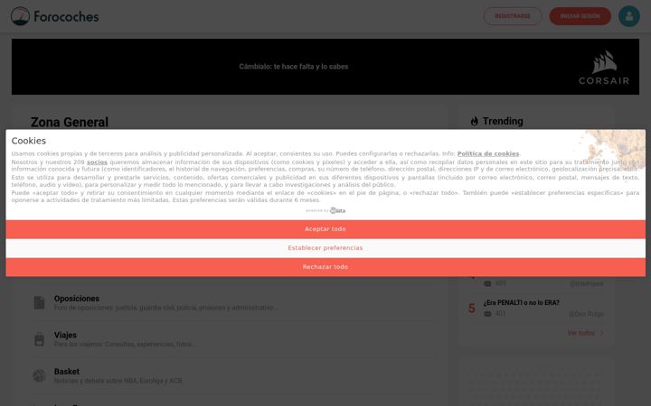 Skjermbilde av forocoches.com