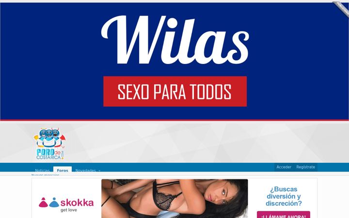 Screenshot of forodecostarica.com
