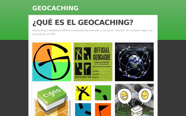 Screenshot of forogeocaching.com