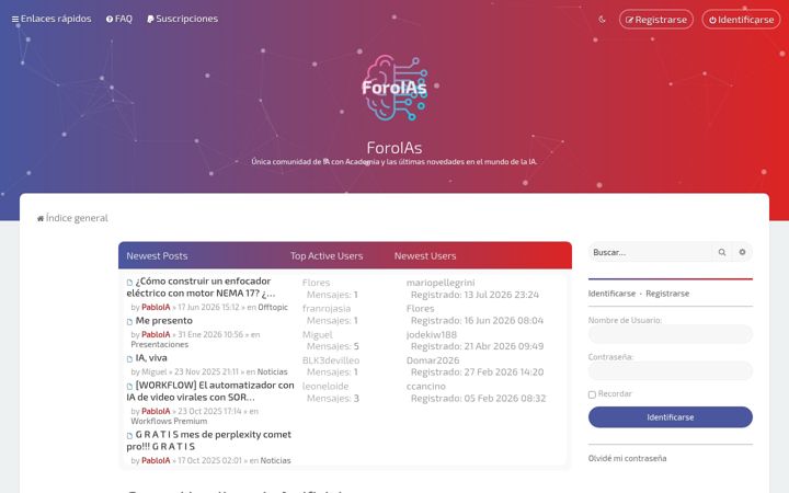 Screenshot of foroias.com