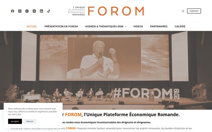 Screenshot of forom.ch