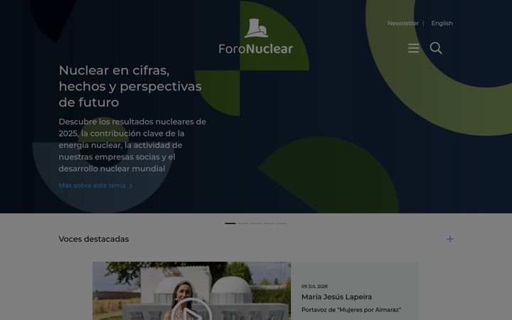 Screenshot of foronuclear.org