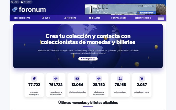 Screenshot of foronum.com