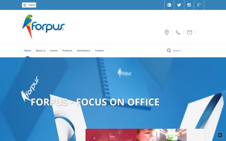 Screenshot of forpus-office.com