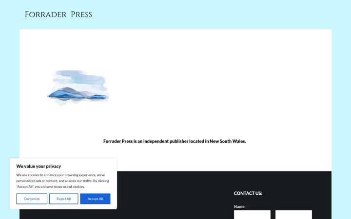 Screenshot of forraderpress.com