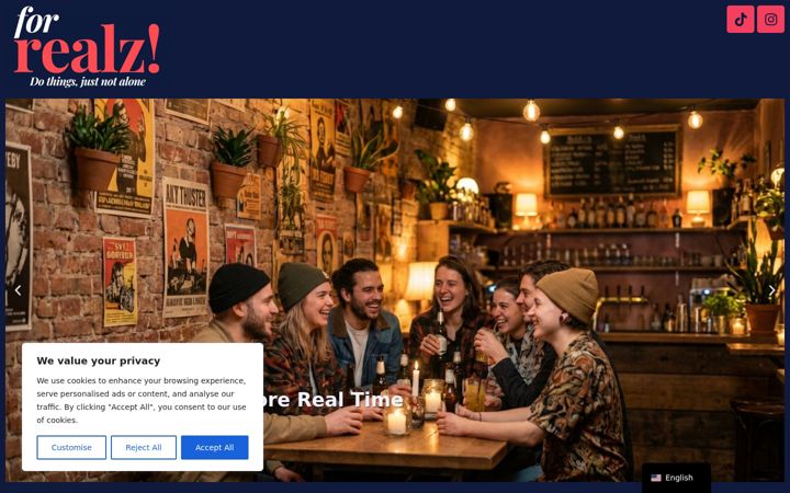 Screenshot of forrealz.de
