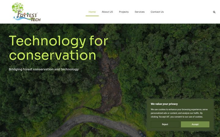 Screenshot of forrest-tech.com