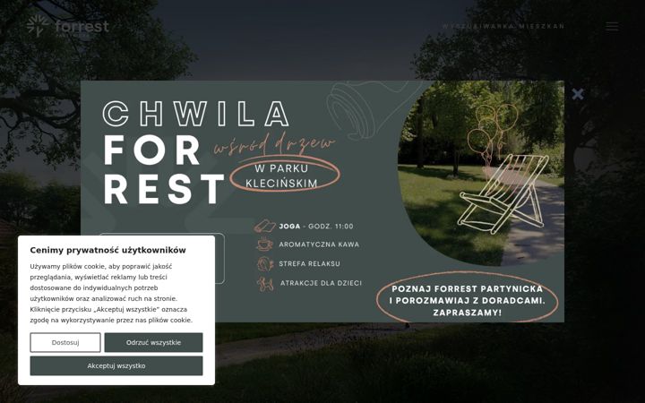 Screenshot of forrestpartynicka.pl