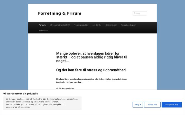 Screenshot of forretningogfrirum.dk