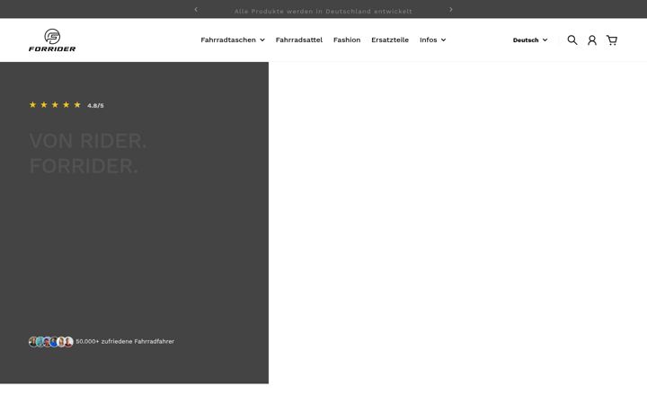 Posnetek zaslona forrider.de