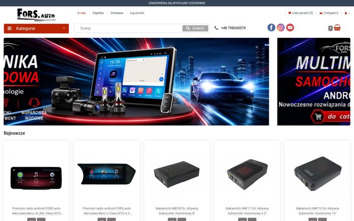 Screenshot of fors-auto.pl