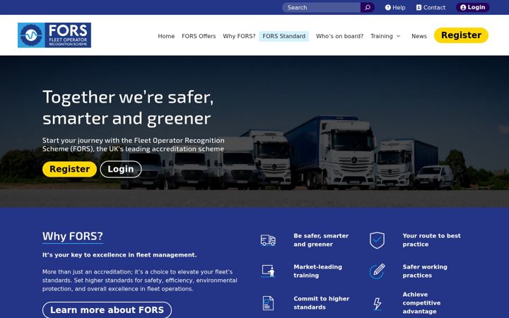 Screenshot of fors-online.org.uk