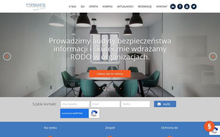 Screenshot of forsafe.pl