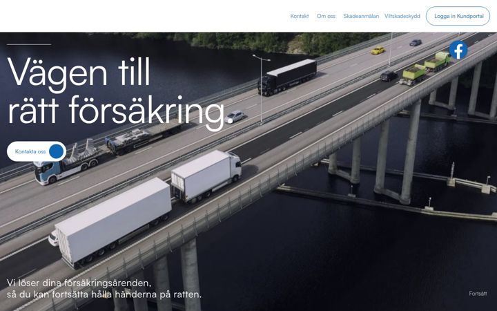 Screenshot of forsakringsskyddsverige.se