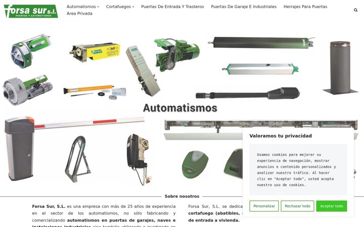 Screenshot of forsasur.es