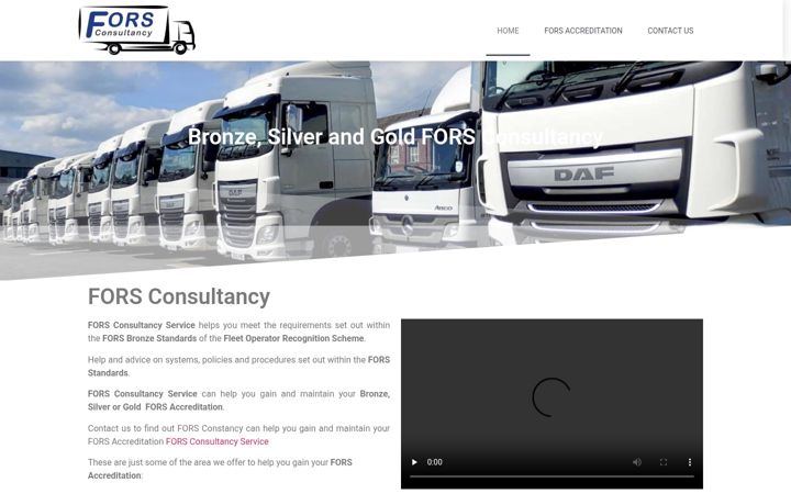 Screenshot of forsconsultant.co.uk
