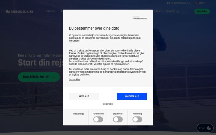 Screenshot of forsea.dk
