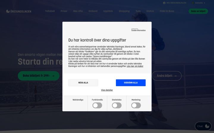 Screenshot of forsea.se